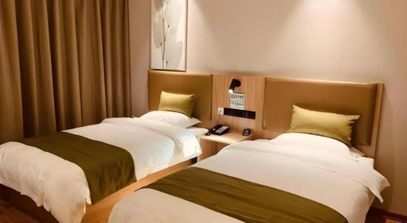 Bed in GreenTree Inn Hebei Xingtai Pingxiang County Jianshe Street