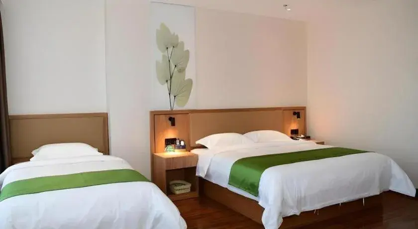 Bed in GreenTree Inn Xingta Songjing Street Financial Center Bed in GreenTree Inn Xingta Songjing Street Financial Center