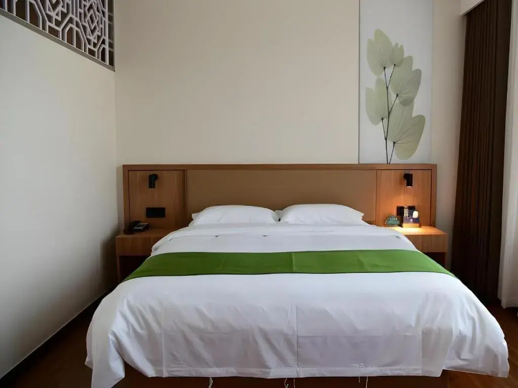 Bed in GreenTree Inn Xingta Songjing Street Financial Center Bed in GreenTree Inn Xingta Songjing Street Financial Center