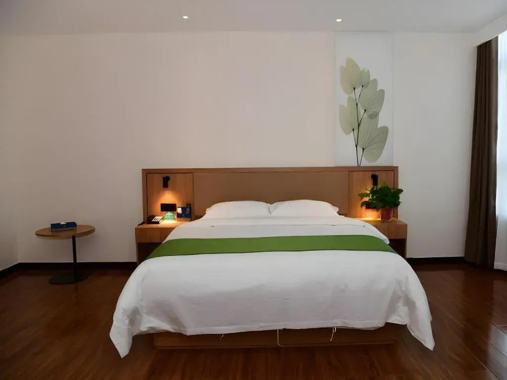 Bed in GreenTree Inn Xingta Songjing Street Financial Center Bed in GreenTree Inn Xingta Songjing Street Financial Center