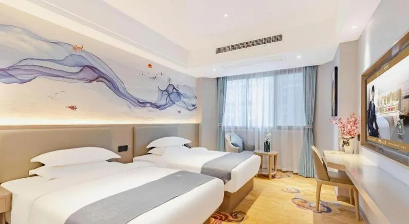 Bed in GreenTree Eastern Hotel Chizhou Tonghui Plaza