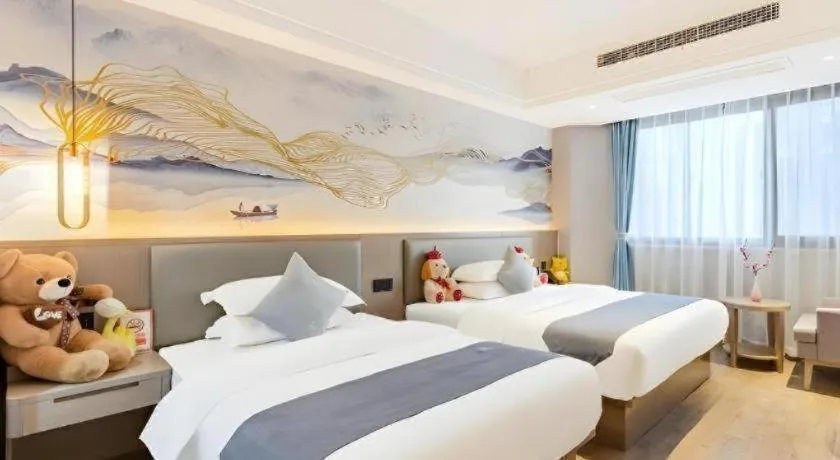 Bed in GreenTree Eastern Hotel Chizhou Tonghui Plaza