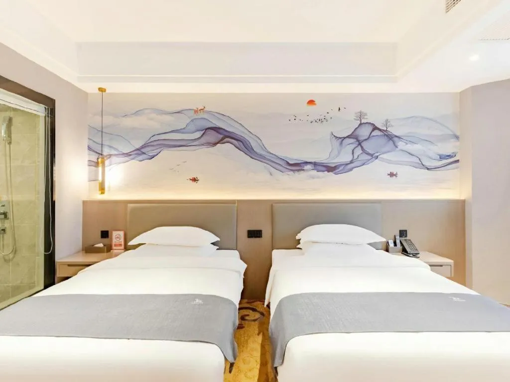 Bed in GreenTree Eastern Hotel Chizhou Tonghui Plaza