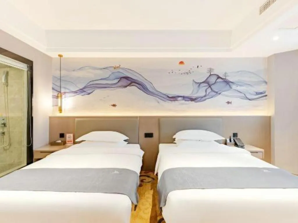 Bed in GreenTree Eastern Hotel Chizhou Tonghui Plaza