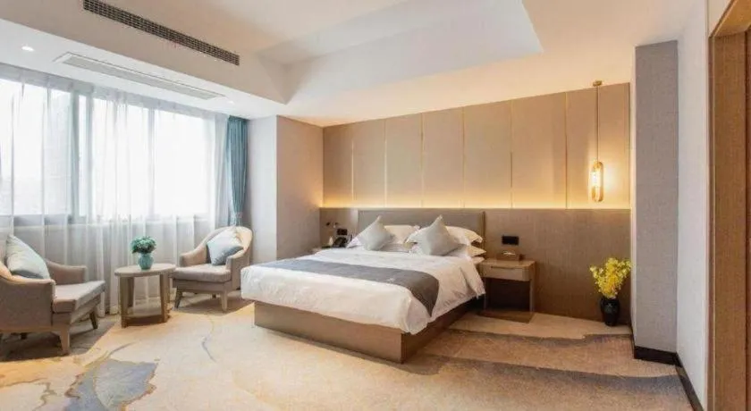 Bed in GreenTree Eastern Hotel Chizhou Tonghui Plaza