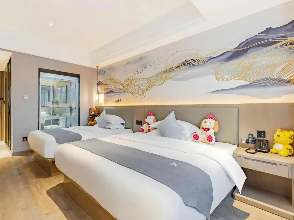 Bed in GreenTree Eastern Hotel Chizhou Tonghui Plaza