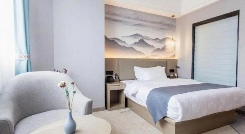 Bed in GreenTree Eastern Hotel Chizhou Tonghui Plaza