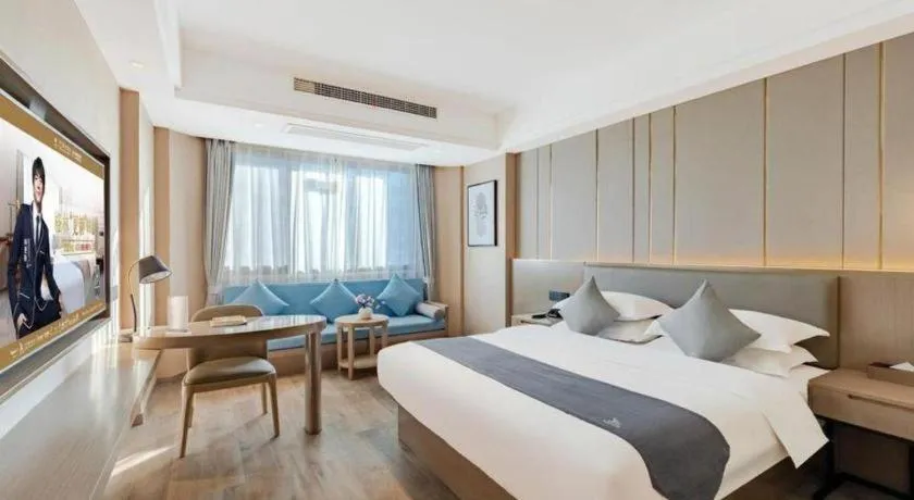 Bed in GreenTree Eastern Hotel Chizhou Tonghui Plaza