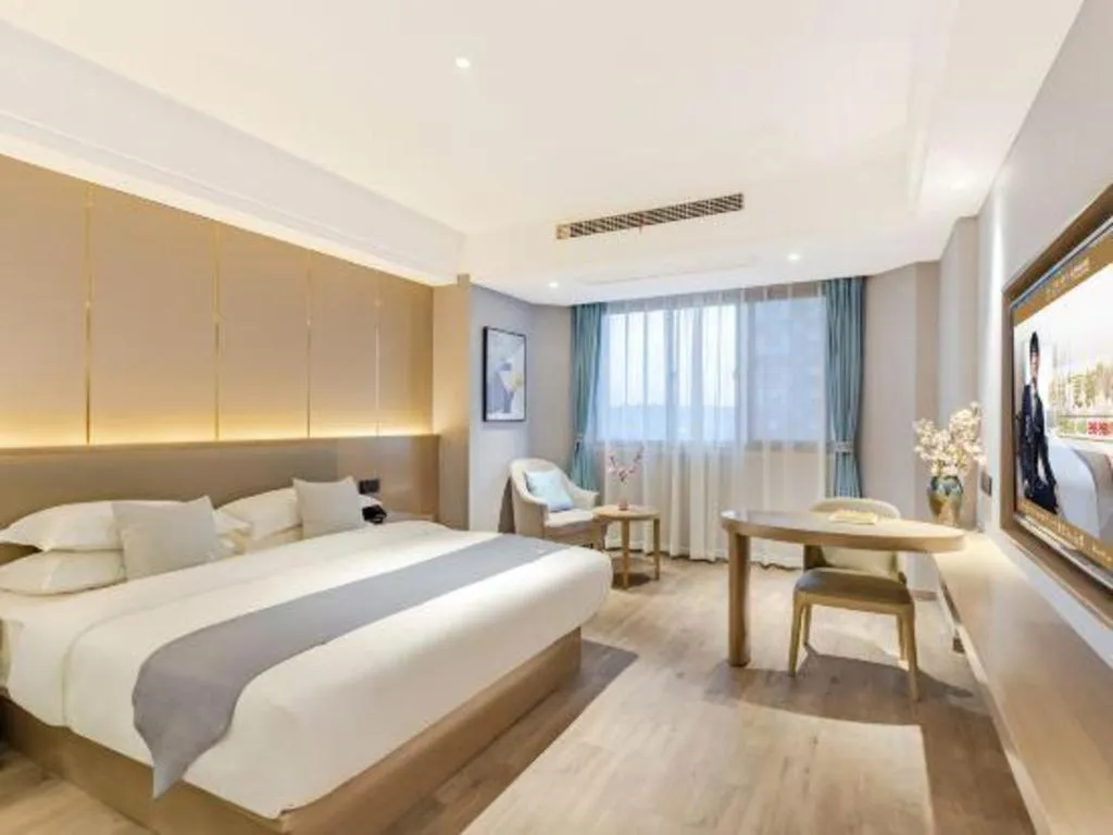 Bed in GreenTree Eastern Hotel Chizhou Tonghui Plaza