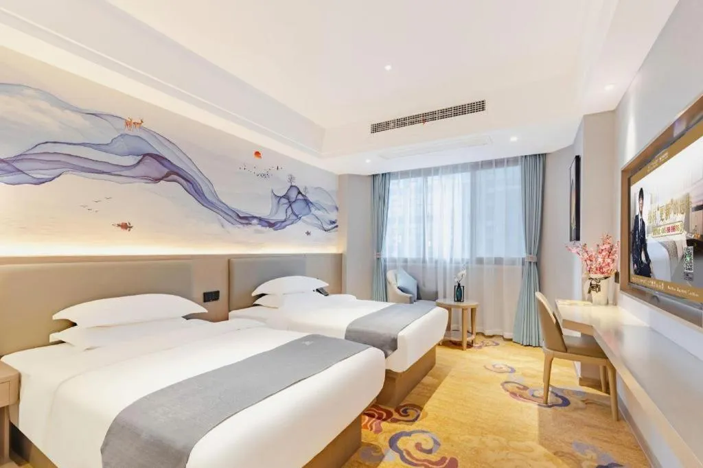 Bed in GreenTree Eastern Hotel Chizhou Tonghui Plaza