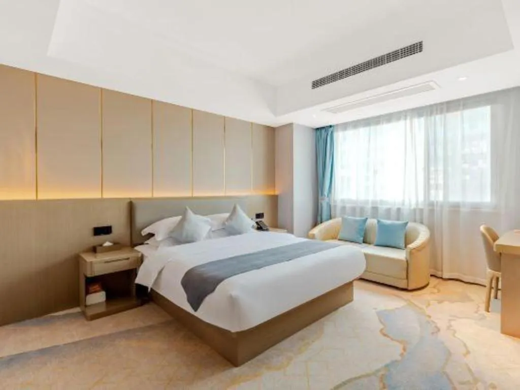 Bed in GreenTree Eastern Hotel Chizhou Tonghui Plaza