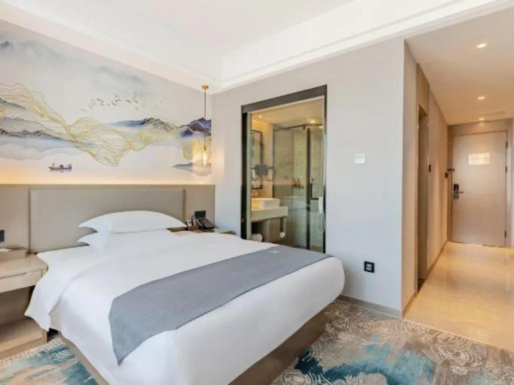 Bed in GreenTree Eastern Hotel Chizhou Tonghui Plaza