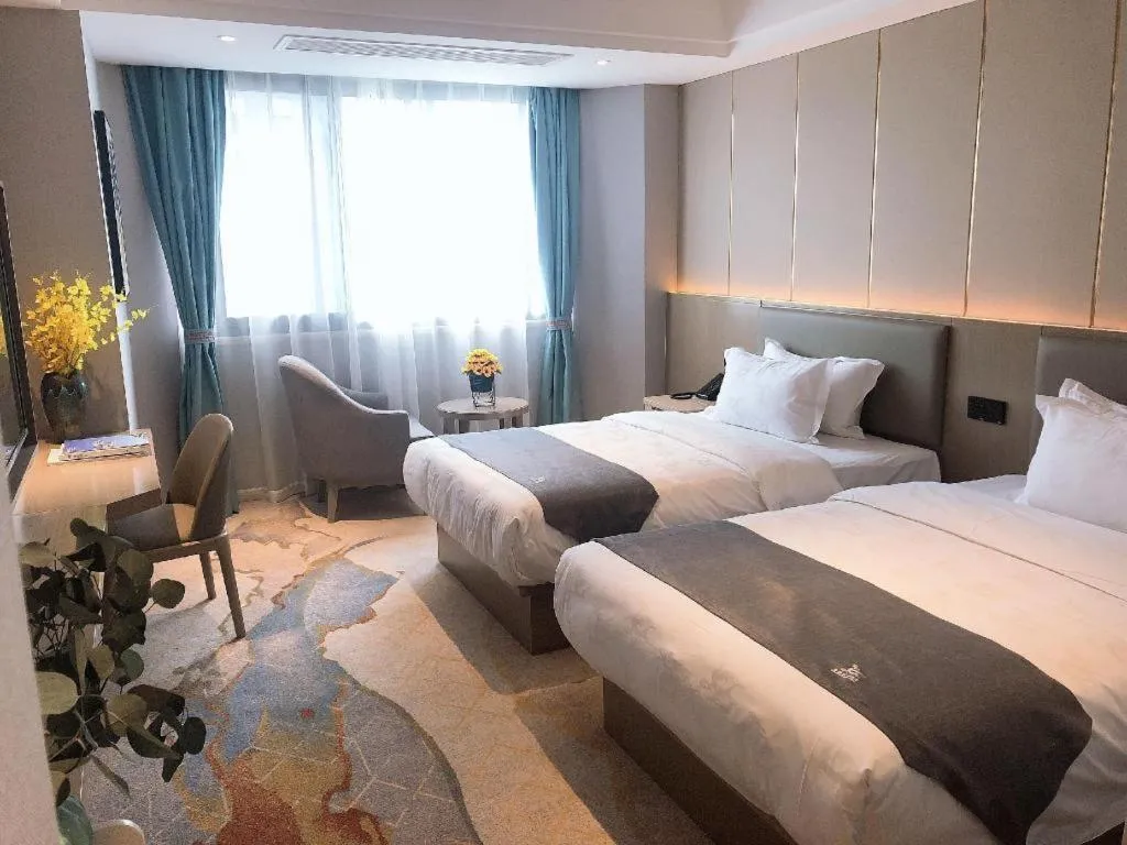 Bed in GreenTree Eastern Hotel Chizhou Tonghui Plaza