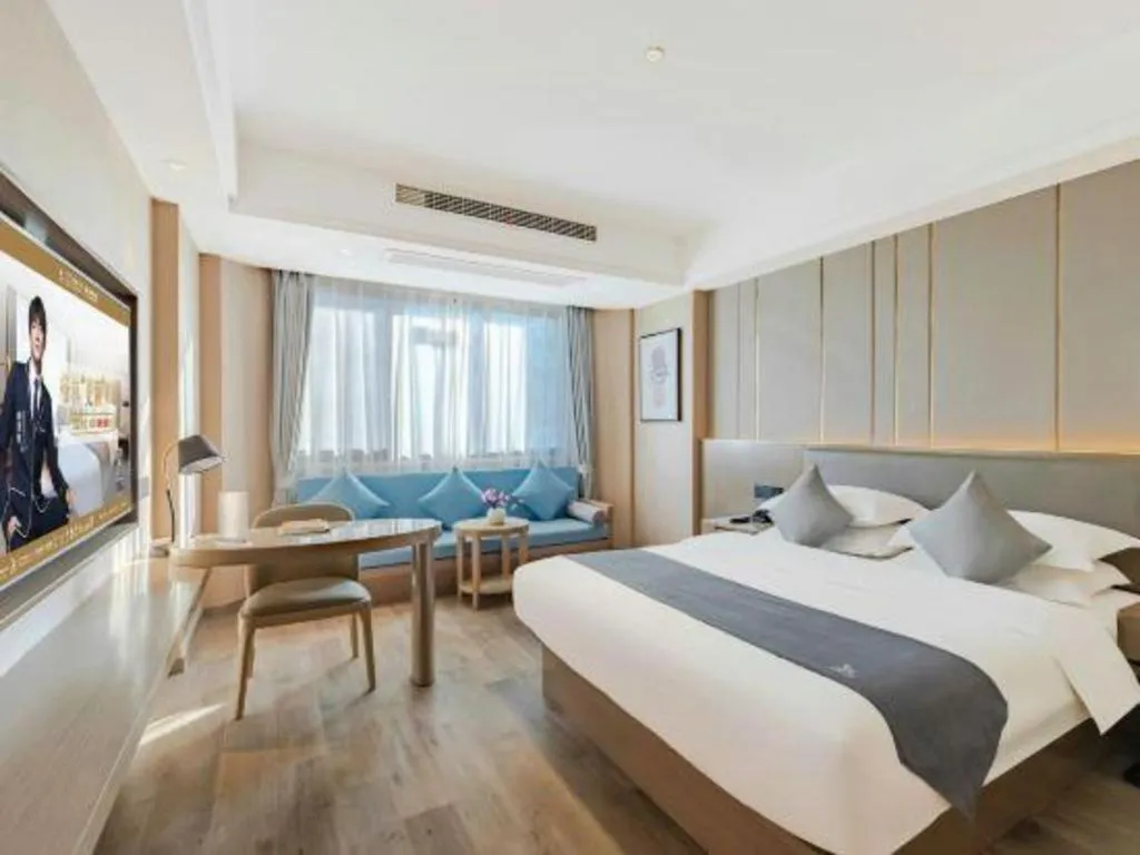 Bed in GreenTree Eastern Hotel Chizhou Tonghui Plaza