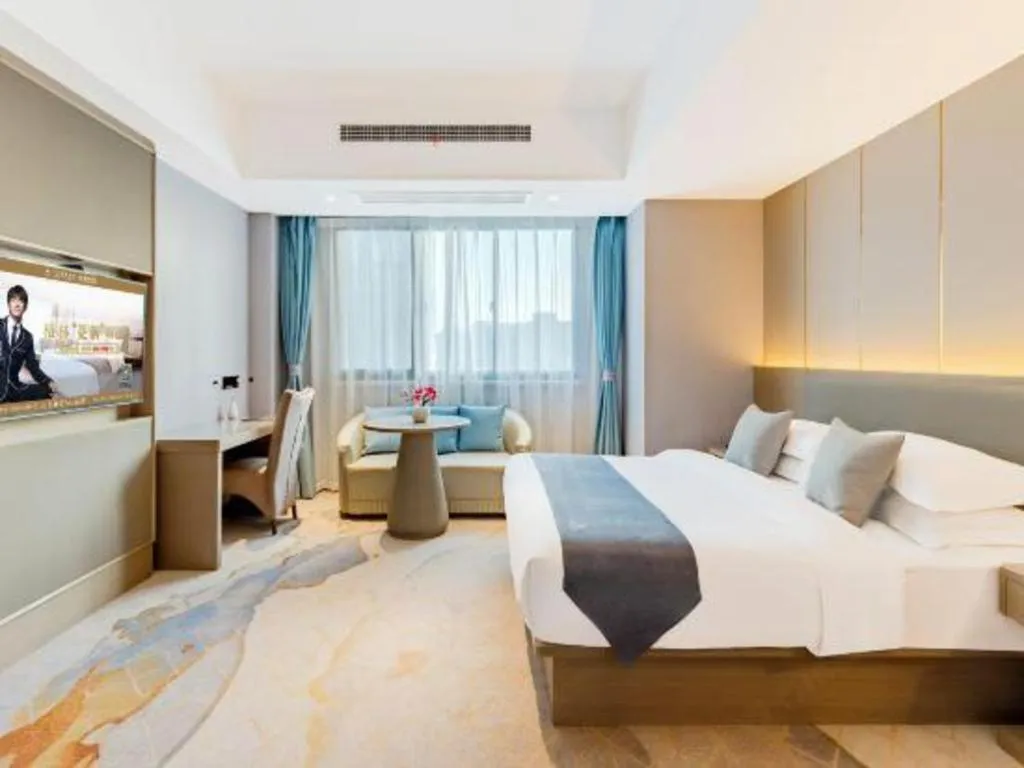 Bed in GreenTree Eastern Hotel Chizhou Tonghui Plaza