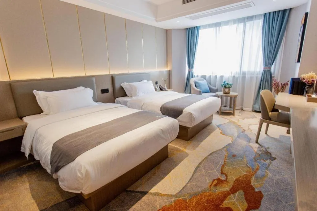 Bed in GreenTree Eastern Hotel Chizhou Tonghui Plaza