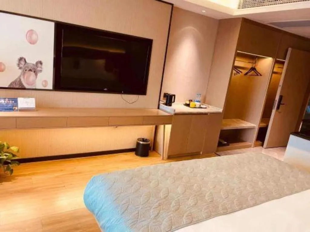 Bed in Gya Hotel Nantong Nanshang Lake Street Wanda Plaza
