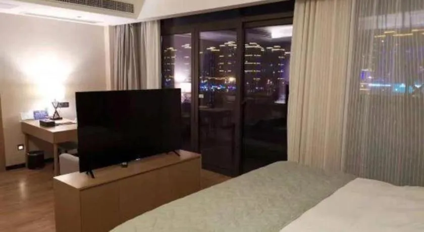 Bed in Gya Hotel Nantong Nanshang Lake Street Wanda Plaza