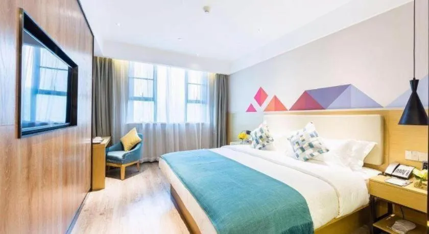 Bed in City Comfort Inn Guangzhou Shixi Metro Station Pazhou Exhibition