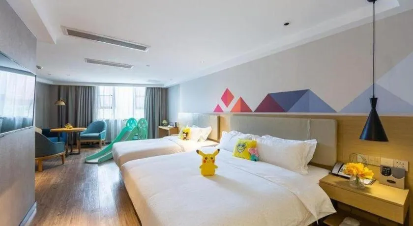 Bed in City Comfort Inn Guangzhou Shixi Metro Station Pazhou Exhibition