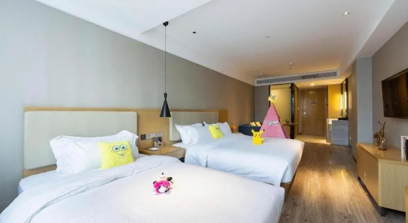 Bed in City Comfort Inn Guangzhou Shixi Metro Station Pazhou Exhibition