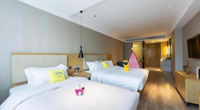 Bed in City Comfort Inn Guangzhou Shixi Metro Station Pazhou Exhibition