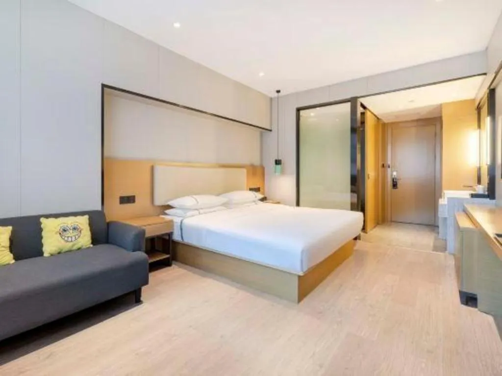 Bed in City Comfort Inn Guangzhou Shixi Metro Station Pazhou Exhibition