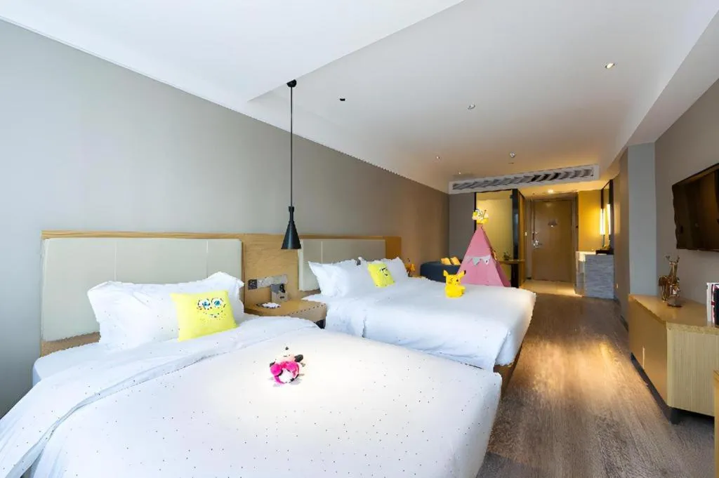 Bed in City Comfort Inn Guangzhou Shixi Metro Station Pazhou Exhibition