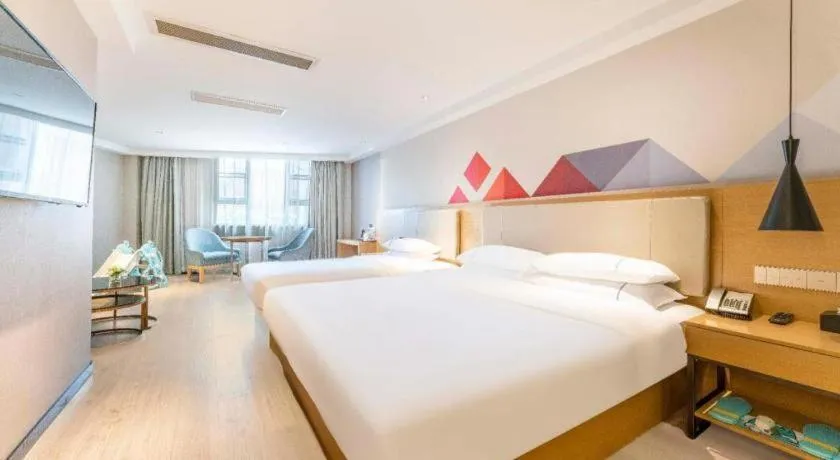 Bed in City Comfort Inn Guangzhou Shixi Metro Station Pazhou Exhibition