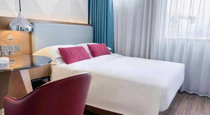 Bed in Borrman Hotel Guigang Pingnan Donghu