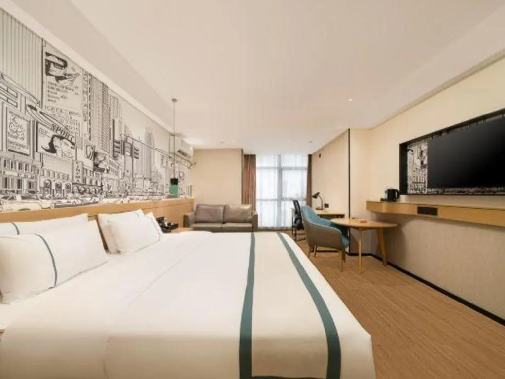 Bed in City Comfort Inn Nanning Exhibition Center Hangyang City Metro Station