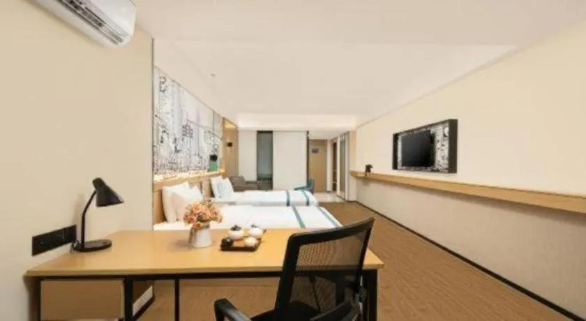 Bed in City Comfort Inn Nanning Exhibition Center Hangyang City Metro Station