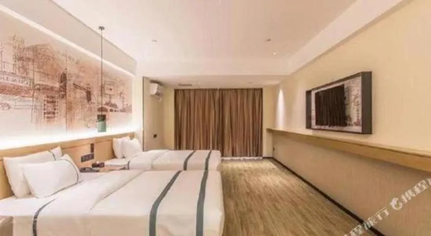 Bed in City Comfort Inn Nanning Exhibition Center Hangyang City Metro Station