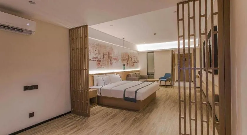 Bed in City Comfort Inn Nanning Exhibition Center Hangyang City Metro Station