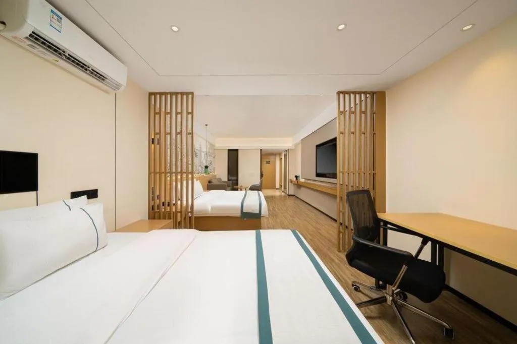 Bed in City Comfort Inn Nanning Exhibition Center Hangyang City Metro Station