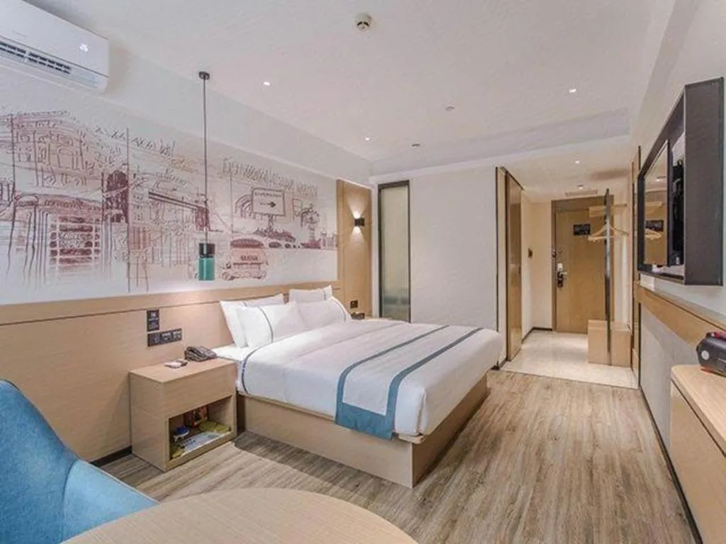 Bed in City Comfort Inn Nanning Exhibition Center Hangyang City Metro Station