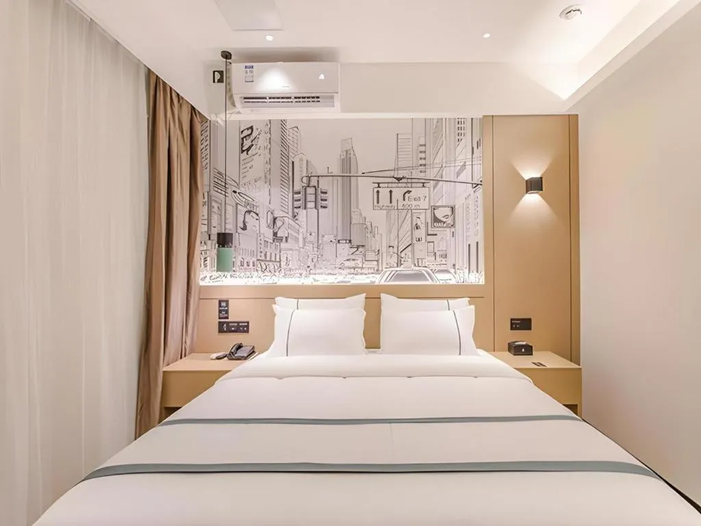 Bed in City Comfort Inn Nanning Exhibition Center Hangyang City Metro Station