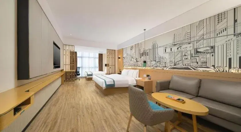 Bed in City Comfort Inn Nanning Exhibition Center Hangyang City Metro Station Bed in City Comfort Inn Nanning Exhibition Center Hangyang City Metro Station