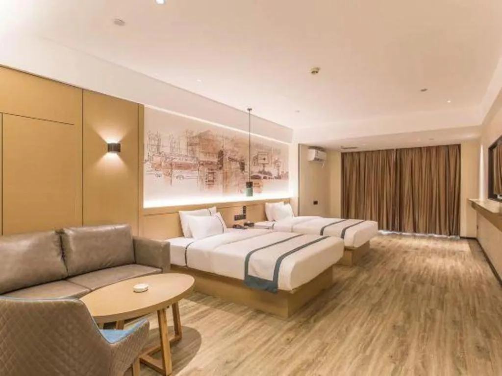 Bed in City Comfort Inn Nanning Exhibition Center Hangyang City Metro Station