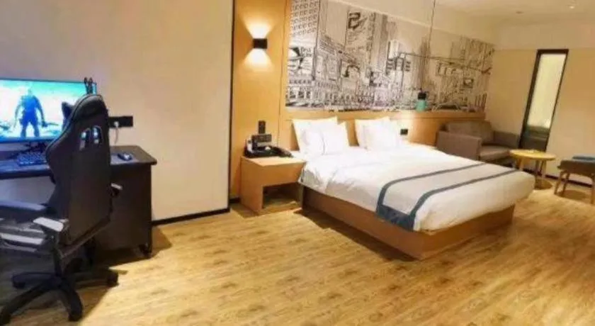 Bed in City Comfort Inn Nanning Exhibition Center Hangyang City Metro Station