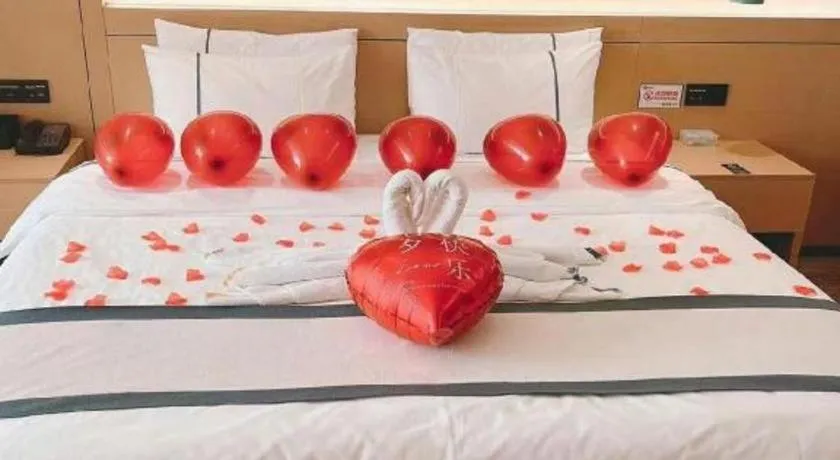 Bed in City Comfort Inn Nanning Exhibition Center Hangyang City Metro Station