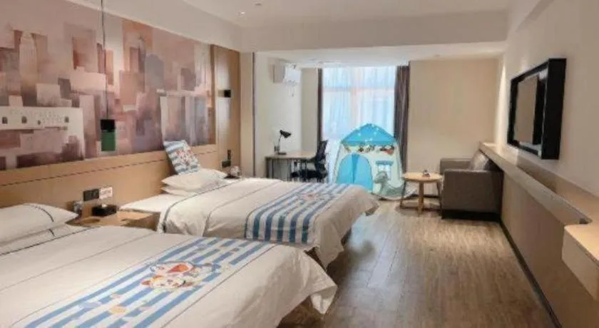 Bed in City Comfort Inn Nanning Exhibition Center Hangyang City Metro Station