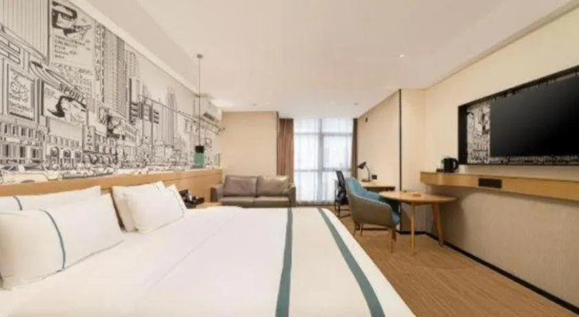 Bed in City Comfort Inn Nanning Exhibition Center Hangyang City Metro Station