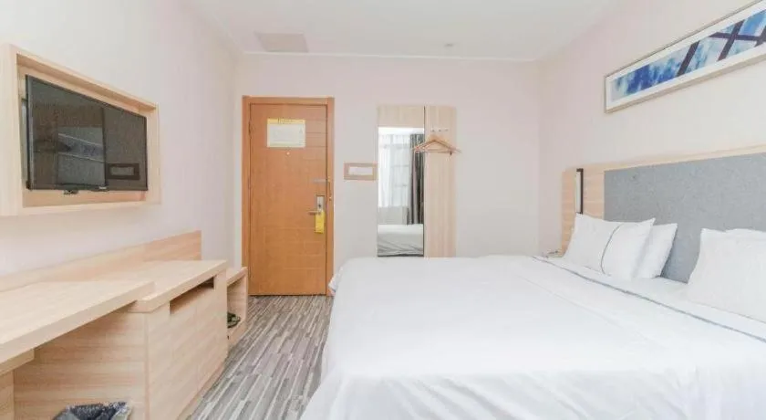 Bed in City Comfort Inn Nanchang Bayi Square Metro Station Wushang