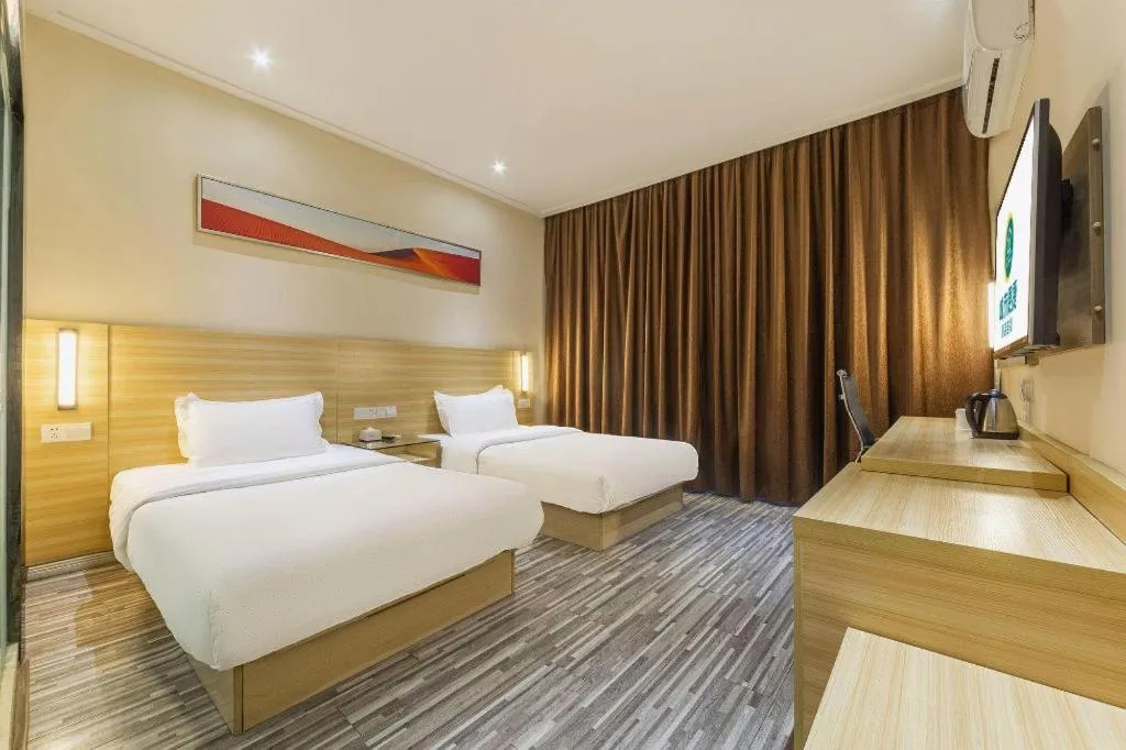 Bed in City Comfort Inn Nanchang Bayi Square Metro Station Wushang