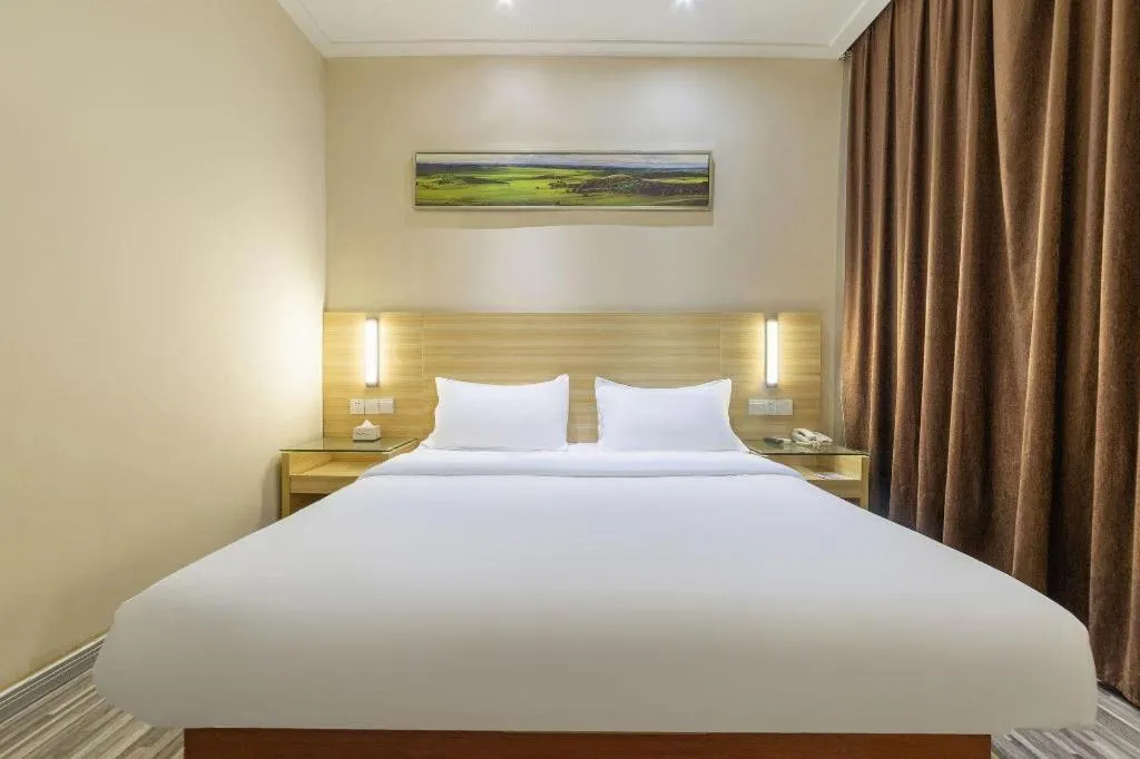 Bed in City Comfort Inn Nanchang Bayi Square Metro Station Wushang