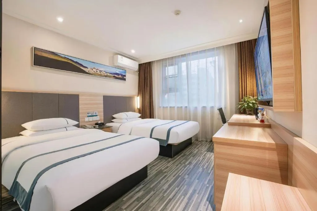 Bed in City Comfort Inn Anyang Railway Station