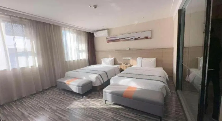 Bed in City Comfort Inn Anyang Railway Station