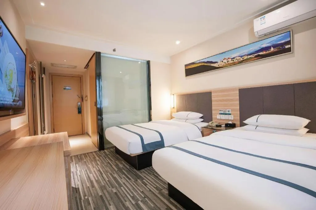 Bed in City Comfort Inn Anyang Railway Station