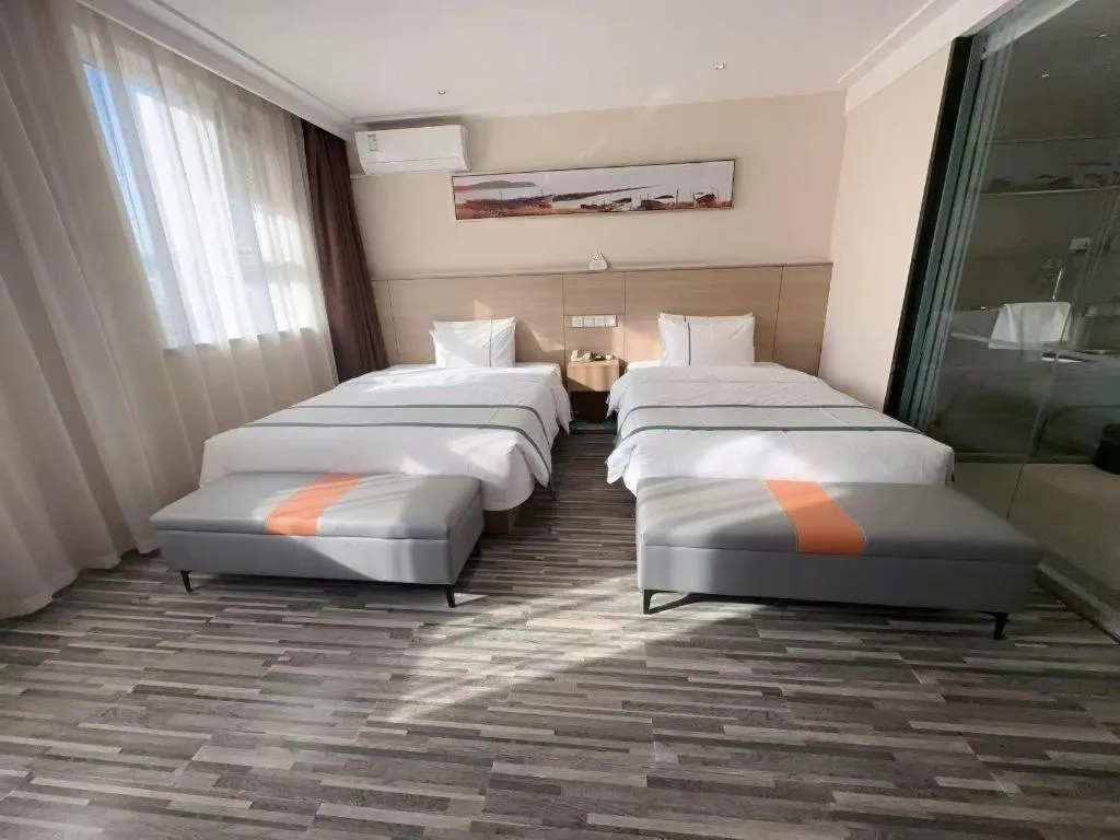 Bed in City Comfort Inn Anyang Railway Station